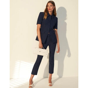 Veronica Beard Dell Jacquard Pant US 8